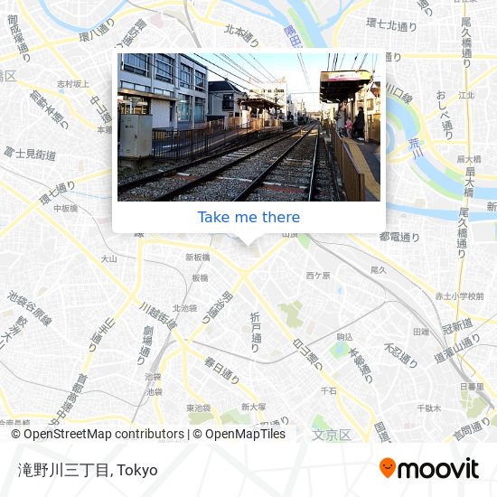 滝野川三丁目 map
