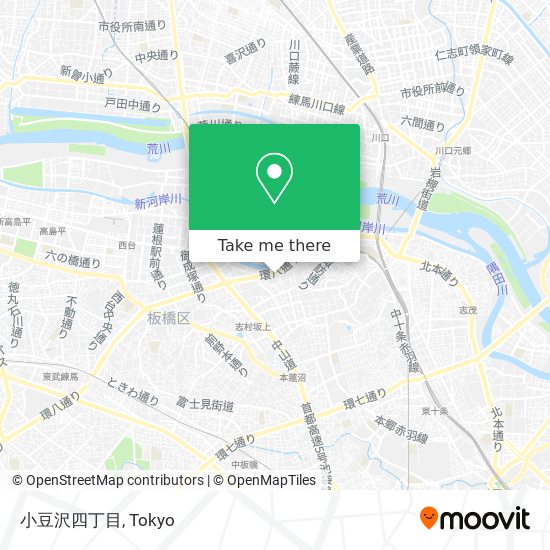 小豆沢四丁目 map