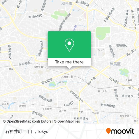 石神井町二丁目 map
