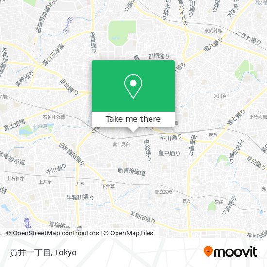 貫井一丁目 map