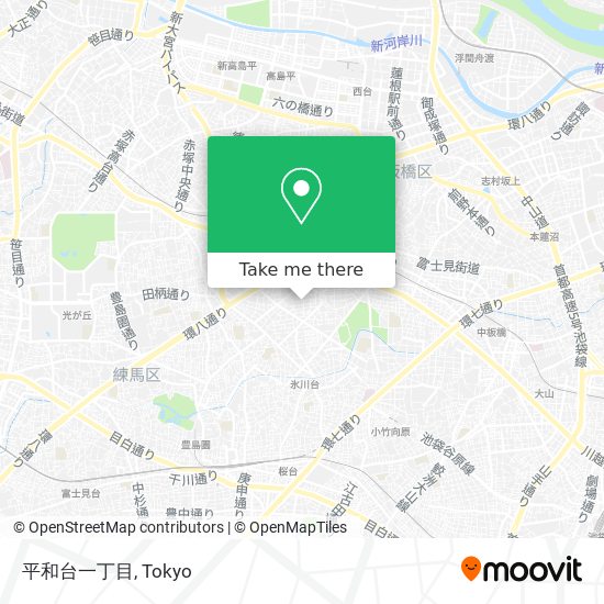 平和台一丁目 map