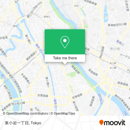 東小岩一丁目 map