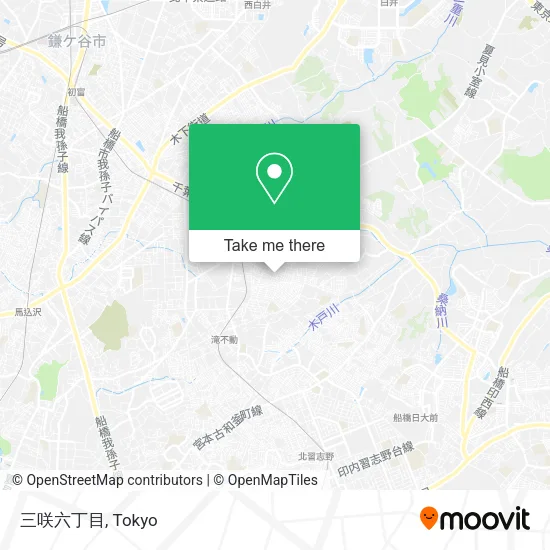 三咲六丁目 map