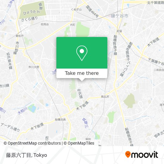 藤原六丁目 map