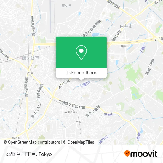 高野台四丁目 map