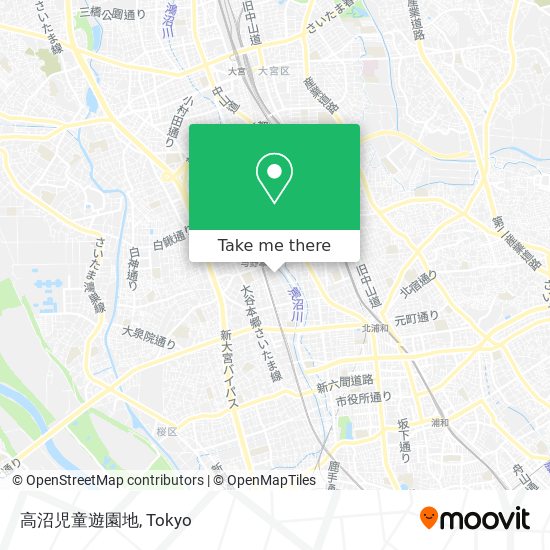 高沼児童遊園地 map