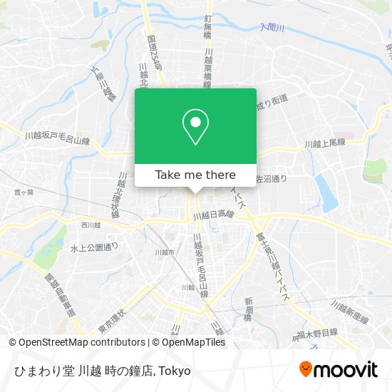 ひまわり堂 川越 時の鐘店 map