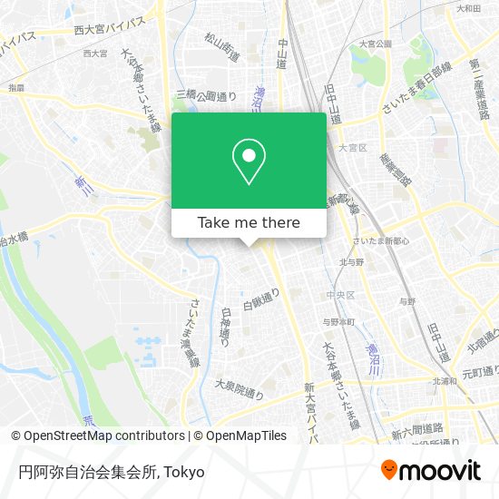 円阿弥自治会集会所 map