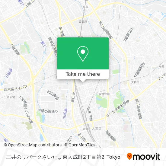 三井のリパークさいたま東大成町2丁目第2 map
