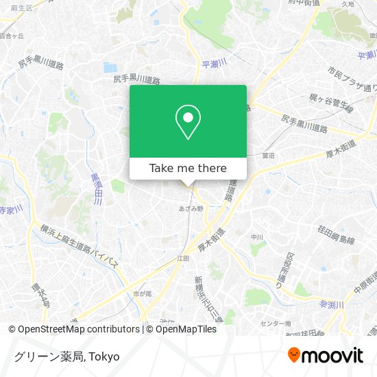 グリーン薬局 map