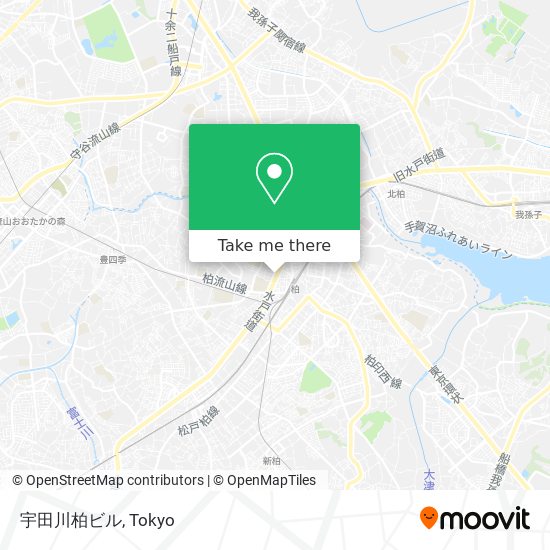 宇田川柏ビル map