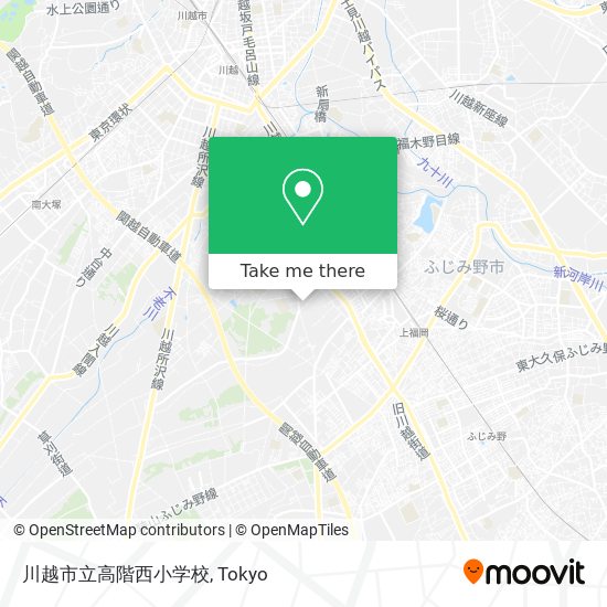 川越市立高階西小学校 map