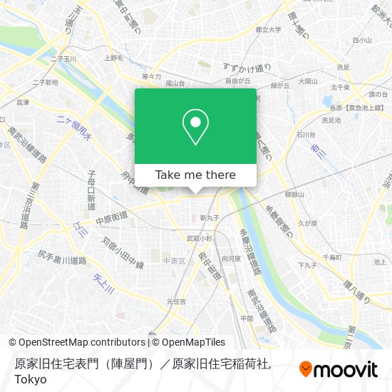 原家旧住宅表門（陣屋門）／原家旧住宅稲荷社 map