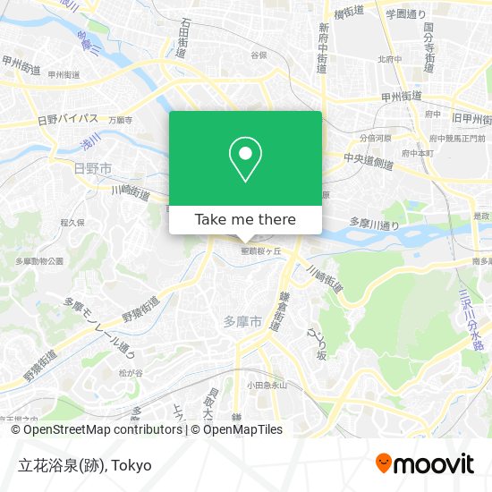 立花浴泉(跡) map