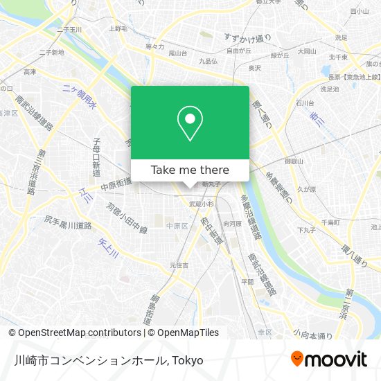 川崎市コンベンションホール map