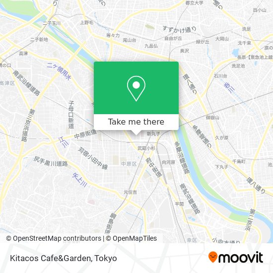 Kitacos Cafe&Garden map