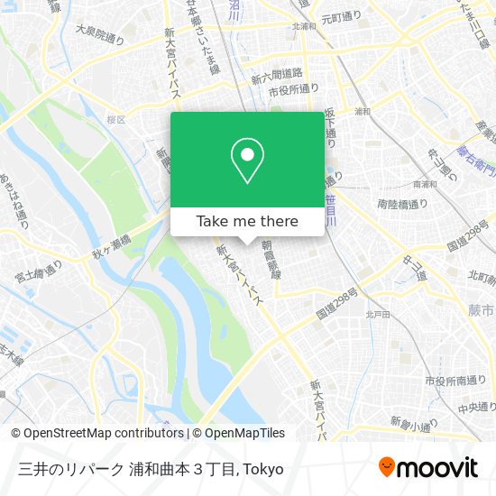 三井のリパーク 浦和曲本３丁目 map