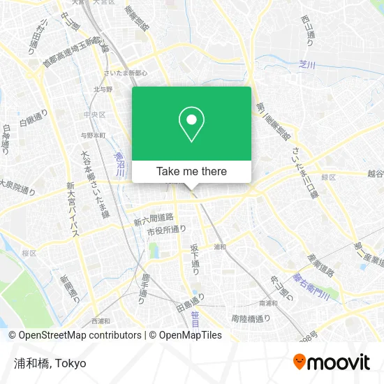 浦和橋 map
