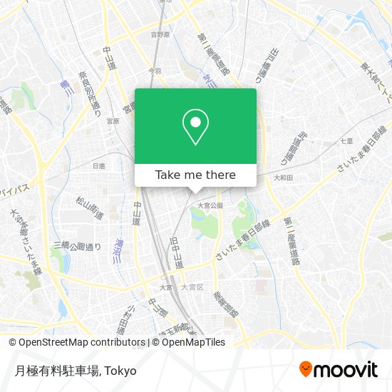 月極有料駐車場 map