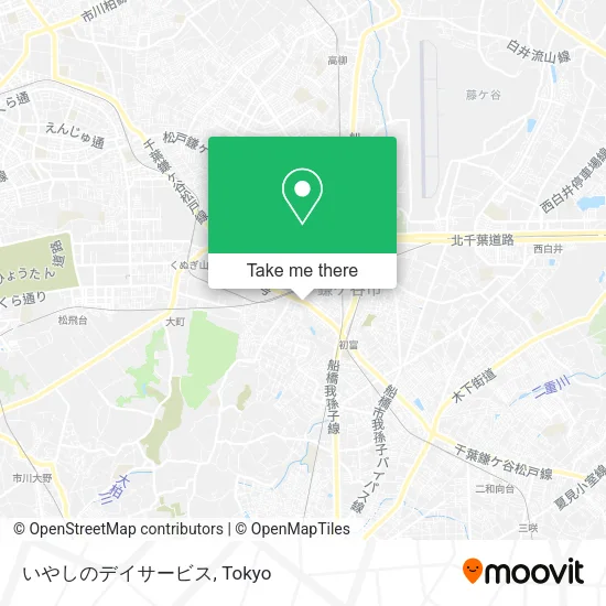いやしのデイサービス map