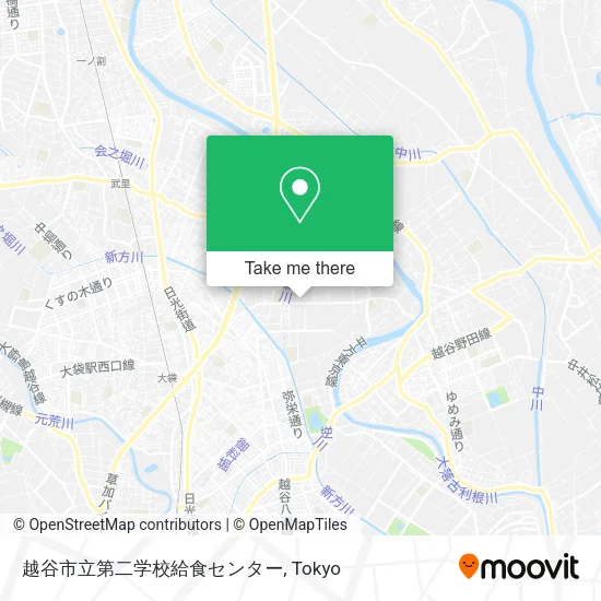越谷市立第二学校給食センター map