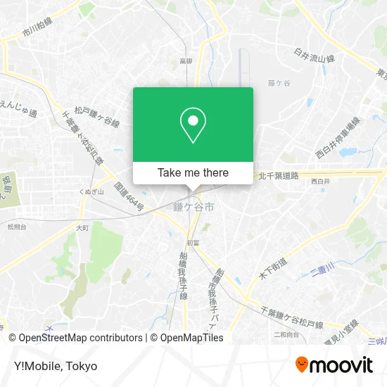Y!Mobile map
