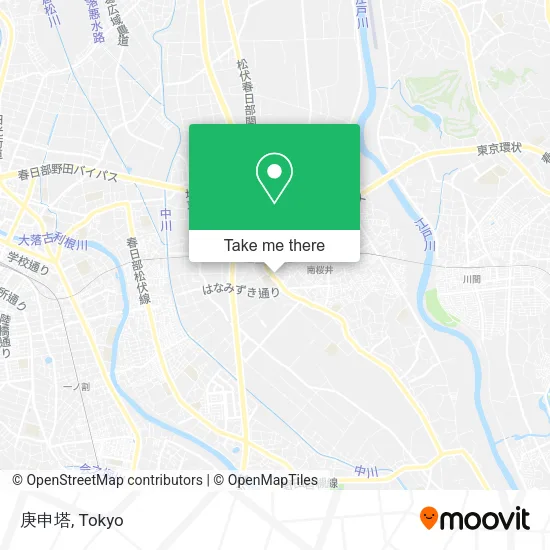 庚申塔 map