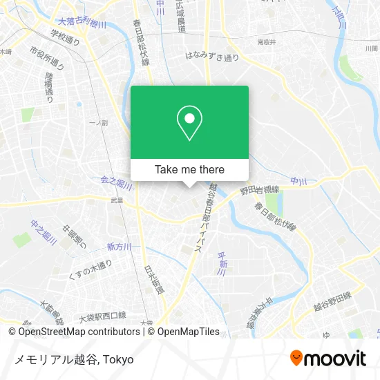メモリアル越谷 map