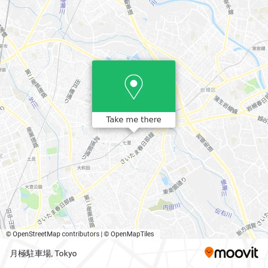 月極駐車場 map