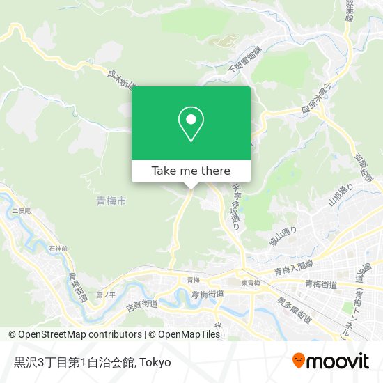 黒沢3丁目第1自治会館 map