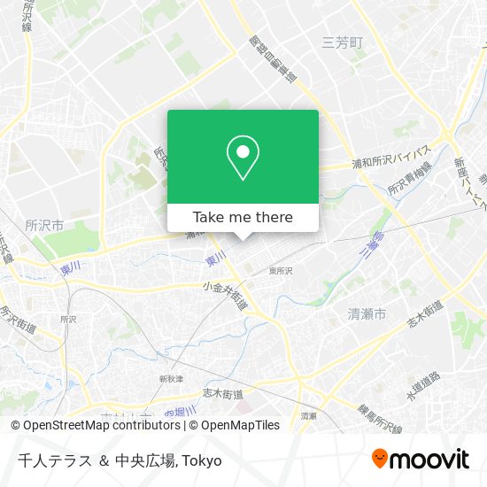 千人テラス ＆ 中央広場 map