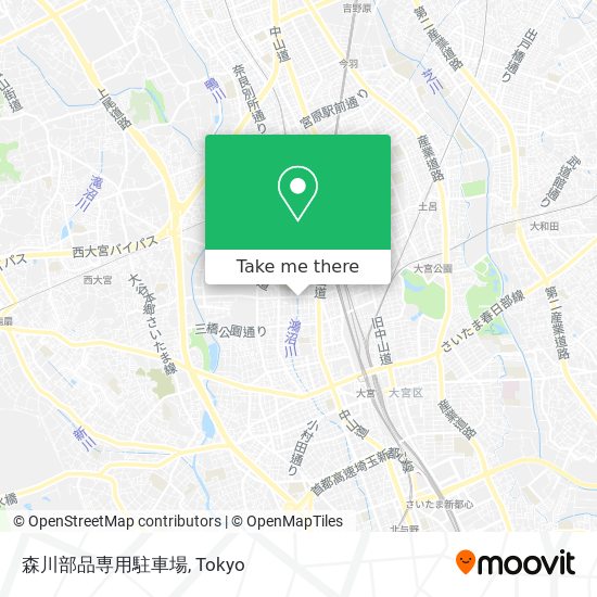 森川部品専用駐車場 map