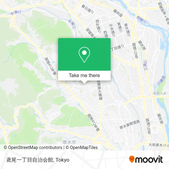 鳶尾一丁目自治会館 map