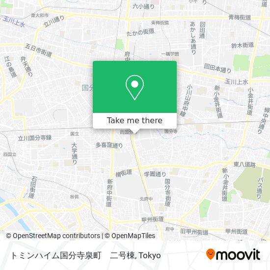 トミンハイム国分寺泉町　二号棟 map