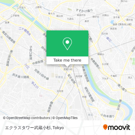 エクラスタワー武蔵小杉 map