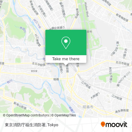 東京消防庁福生消防署 map