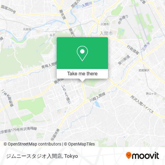 ジムニースタジオ入間店 map