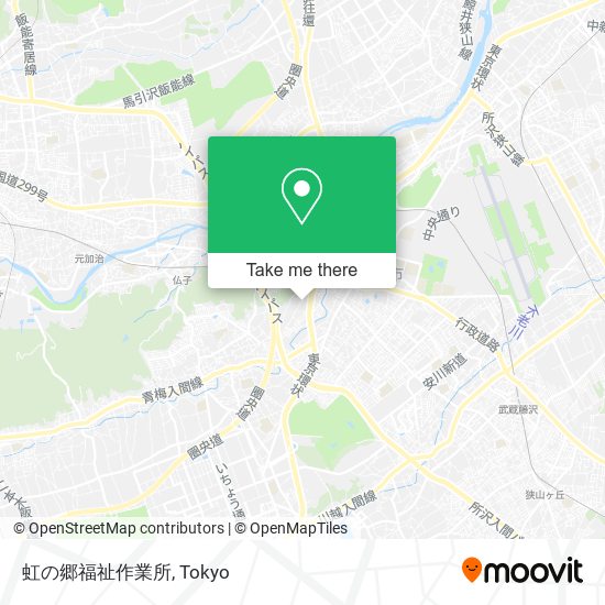 虹の郷福祉作業所 map