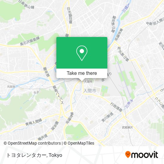 トヨタレンタカー map