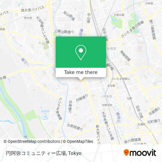 円阿弥コミュニティー広場 map