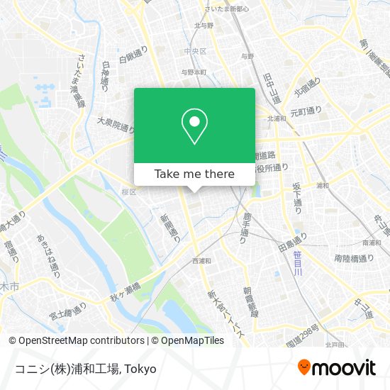 コニシ(株)浦和工場 map