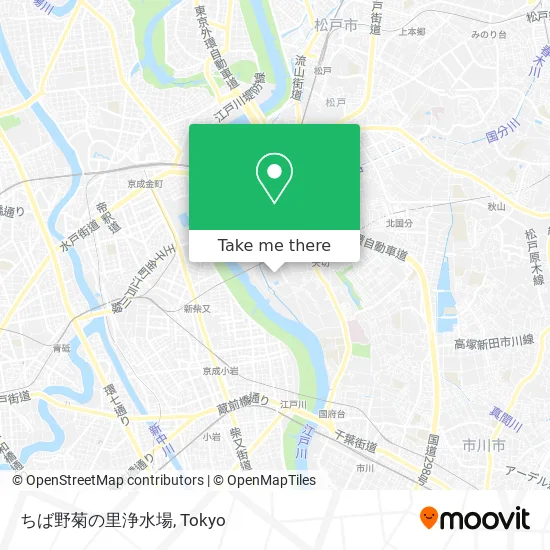 ちば野菊の里浄水場 map