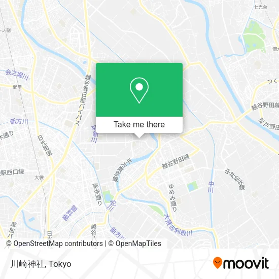 川崎神社 map