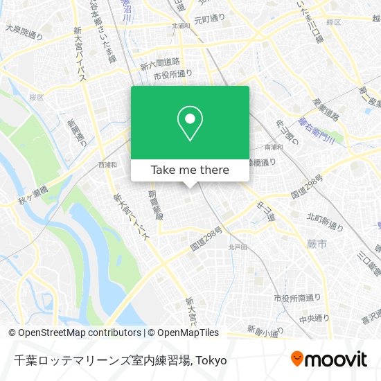 千葉ロッテマリーンズ室内練習場 map