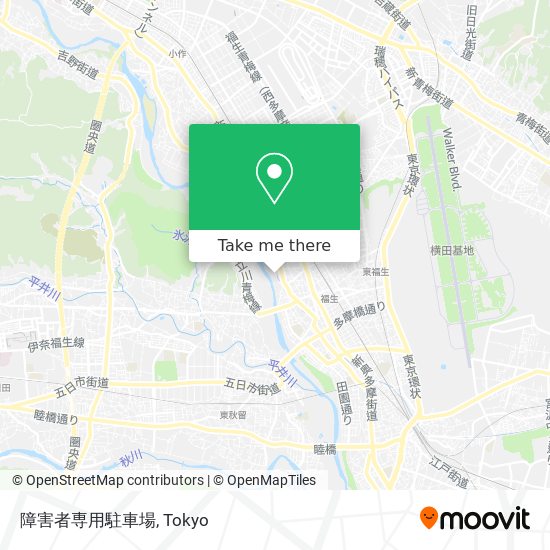 障害者専用駐車場 map