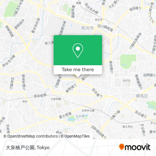 大泉橋戸公園 map