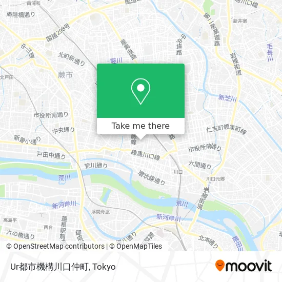 Ur都市機構川口仲町 map