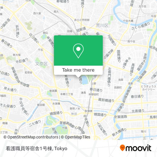 看護職員等宿舎1号棟 map