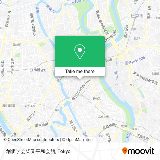 創価学会柴又平和会館 map