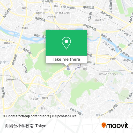 向陽台小学校南 map